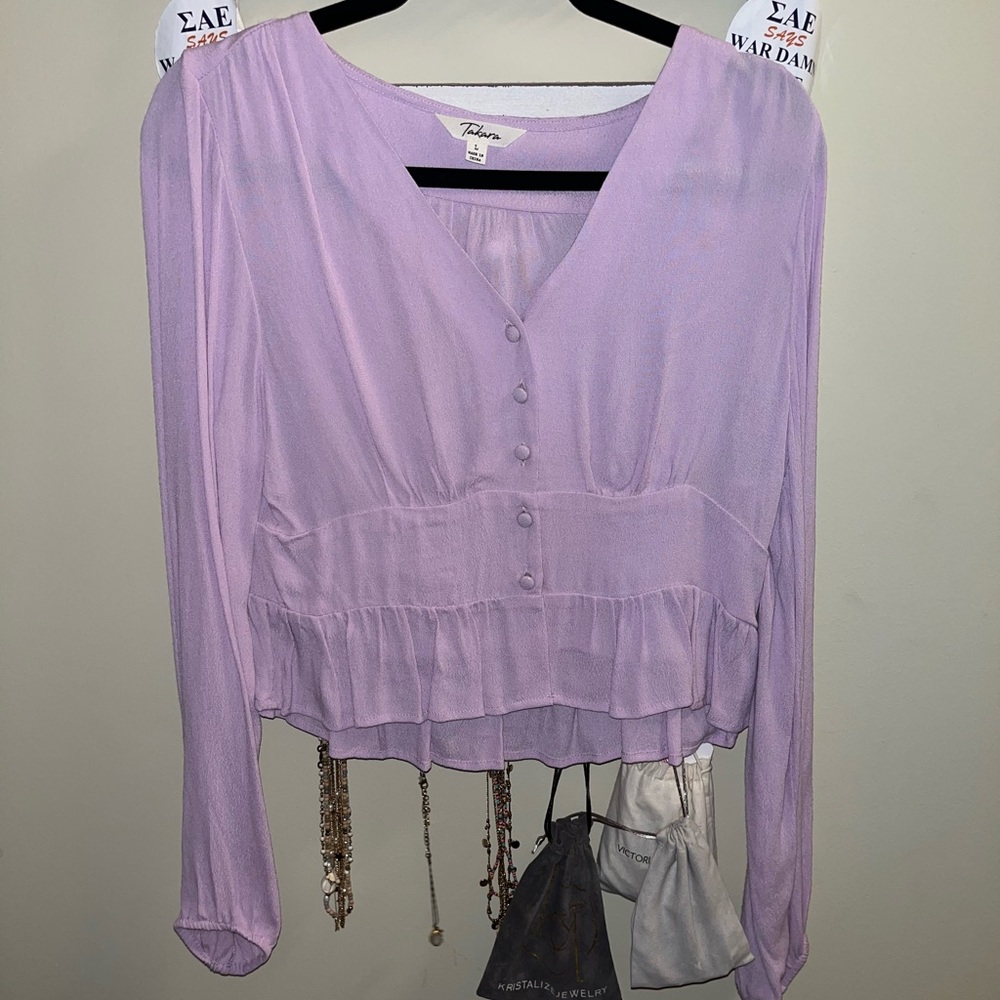 Long sleeve blouse